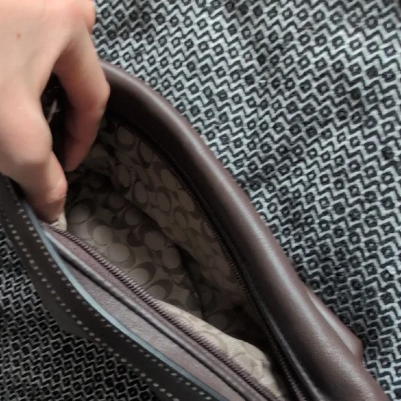 Coach | Brown Leather Mini Bag - Picture 4 of 6